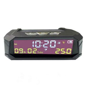 Horloge numérique de voiture avec affichage de la température et de la date - Neuf