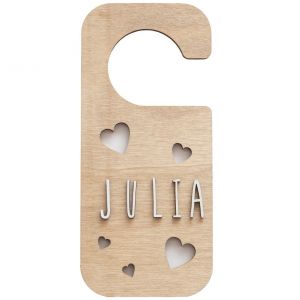 Accroche-Porte Personnalisable - Coeurs - Neuf