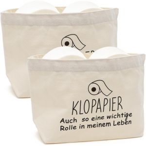 YEMAESRE-Lot De 2 Rouleaux De Papier Toilette Amusant, Organisateur De Papier Toilette Peu Encombrant, Porte-Rouleau De Papier Toilette, Décoration De Salle De Bain - Neuf