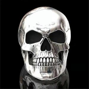 Mode Rétro Hommes Crâne Bague Tendance Punk Gothique Rock Hip Hop Bijoux Cadeau - Neuf