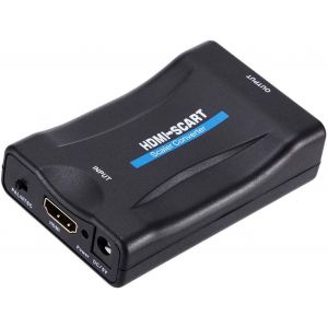 Hdmi Vers Scart Adaptateur Compatible Avec Ntsc Pal Pour Sky Hd Blu Ray Ps3 Tv Vcr Vhs[Z844] - Neuf