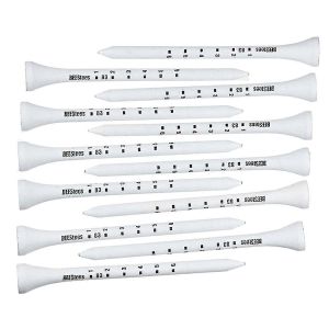 100pcs Golf Tees Bois Long Tall Golf Tees 83mm Pour Les Hommes No&euml;l F&ecirc;te Des P&egrave;res Grand-P&egrave;re Grand-P&egrave;re Bi - Neuf