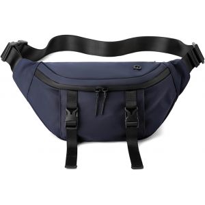 CAUC-Mode Sac de Ceinture Sac poitrine homme Besace Homme Sacs &agrave; dos port&eacute; travers Sling Bag Sac bandouli&egrave;re Sacoche sacoche homme pour Cyclisme Sport Voyage Excursion Sac d'&eacute;paule Sac Banane - Neuf