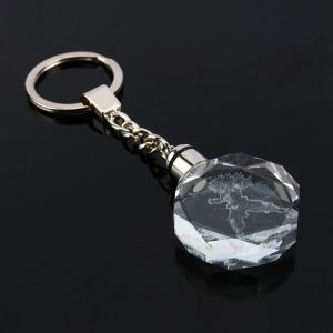 Pour Dragon Ball Z / Saiyajin / Goku / Vegeta / Freezer Pendentif Porte-Cl&eacute;s En Cristal Color&eacute; (Violet) - Neuf