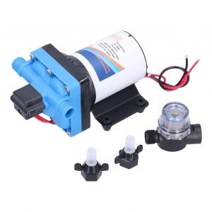 XYONG Micro pompe a membrane electrique CC haute pression, auto-aspiration pour le nettoyage, 11,3 l/min, 3,0 gal/min (F42101055201 (24 V)) - Neuf