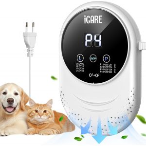 CHECARZHN--NO1-Générateur D'Ozone Purificateur D'Air, 200Mg/H Mini Purificateur D'Air À L'Ozone, Stérilisateur D'Odeurs, Ion ur D'Air Pour Chambre, Salle De Bain, Animaux Domestiques, Formaldéhyde, O - Neuf