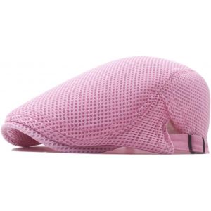 Kalanka-Casquettes Plate Pour Homme, Chapeau D'été En Maille Respirante Vintage Gatsby Casquette De Bérets, Beret Réglable Ivy Hat Hommes Ou Femmes, Gavroche Newsboy Flat Cap Ete - Neuf