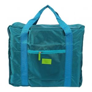 Sac d'organisateur d'&eacute;paule de main de rangement de voyage en tissu de nylon portable pliable (vert) - Neuf