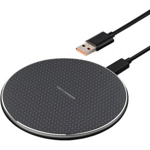 Induction Charger,15w Wireless Chargers,Wireless Charging Dock,Inductive Charging Station Compatible With 11/12/13/14/15/Galaxy S23/S22/S21/S20/S10/S9/S8/Note 20/10/9/8 - Neuf