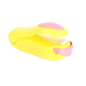 Mini Thermoscelleuse Portable (Jaune), Machine À Sceller Les Sacs En Plastique, Fermeture Des Sacs Alimentaires, Ustensile De Cuisine Pour La Conservation Des Aliments, Thermoscelleuse - Neuf