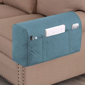 (C) Organisateur de chevet, housse de protection pour canapé, accoudoir, sac de rangement suspendu, sac de rangement antidérapant avec 3 poches pour lit/canapé/chaise, sac de rangement pour accoudoir - Neuf