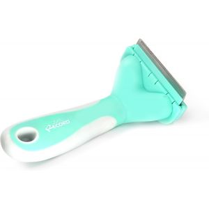 Jgd-- Brosse Pour Chiens Autonettoyante Avec Poign&eacute;e Ergonomique R&acirc;teau Pour Chiens Avec Pointes En Acier Inoxydable. Enl&egrave;vement De Sous-Poil Rapide Et S&ucirc;r, Favorise La Sant&eacute; Des Poils | 7,5 X 16,5 - Neuf