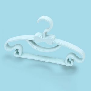 10 pcs enfants stockage cintres plastique &eacute;paissir Rosette noeud v&ecirc;tements s&eacute;chage cintre pour tout-petit b&eacute;b&eacute; bleu - Neuf