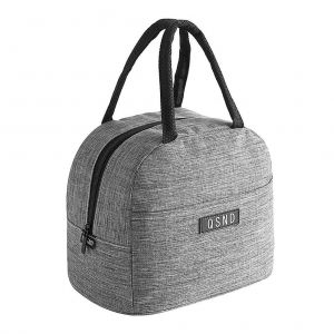Sac &agrave; lunch isotherme et &eacute;tanche &iquest; Bo&icirc;te de voyage multifonctionnelle pour le travail, l'&eacute;cole et l'ext&eacute;rieur &iquest; Tissu Oxford gris - Neuf
