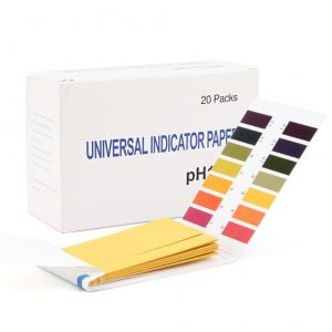 Xyong Lot De 20 Bandelettes De Test Ph 1-14 (1600 Bandelettes) Pour Tester L'eau, Le Sol Et Surveiller Le Ph Des Aliments Et Regimes Pour Animaux De Compagnie. - Neuf