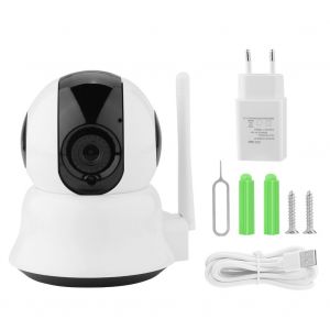 Camera de securite sans fil 720P 100-240 V, vision nocturne, WiFi (prise UE) - Neuf