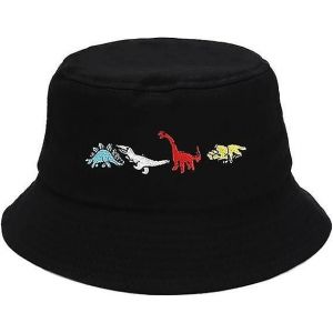 Mode Brodé Bob Chapeau De Pêcheur Chapeau Hommes Femmes,Dinosaure - Neuf