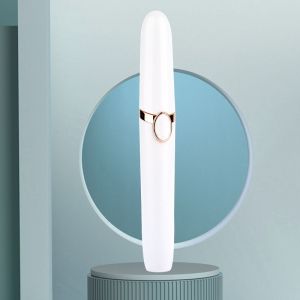 Électrique Sourcil Cheveux Remover Pour Le Visage Et Le Corps, Sans Douleur Et Sans Faille, Rapide Et Facile À Utiliser (Blanc) - Neuf