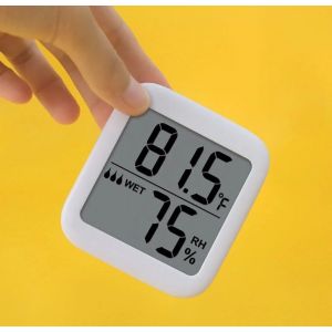 Thermomètre d'intérieur - Capteur d'humidité numérique Thermomètre d'intérieur avec écran rétroéclairé - Neuf