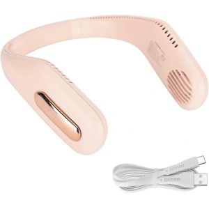 Ventilateur de cou suspendu - Chargement USB r&eacute;glable &agrave; 3 vitesses - Neuf