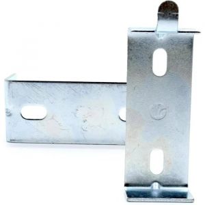 DOJA Industrial Support Fixation Radiateur PACK 2 Type : Ongle Fixation Murale Triangulaire pour Chauffage Mural Etagere R - Neuf