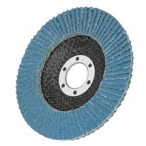 Lot de 10 disques a lamelles bleus de 115 mm pour meuleuse d'angle (grain 60) - Neuf