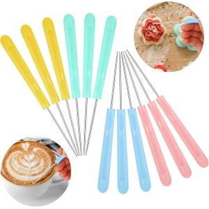 Kal-Lot De 12 Outils De Décoration De Biscuits, 13 Cm, Aiguille, Sculpture, Modélisation, Matériel De Fabrication De Gâteaux, Stylos Pour Décoration De Biscuits, Fouet, Bricolage, Alêne, Cuir, - Neuf