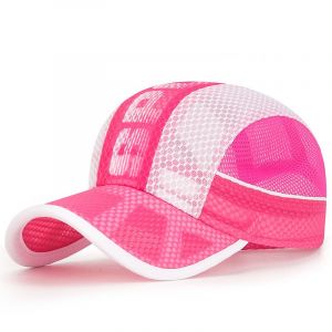 (Rouge)De 4 &Agrave; 10 Ans Les Enfants Casquette De Baseball Mesh Couleur-Bloqu&eacute; &Eacute;t&eacute;, Chapeau De Soleil &Agrave; S&eacute;chage Rapide Respirant Une Visi&egrave;re Chapeaux L&eacute;ger Anti-Uv Golf Chapeaux R&eacute;glable - Neuf