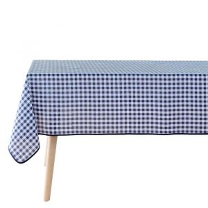Nappe Rectangle 150 X 200 Cm Vichy Bleu - Neuf