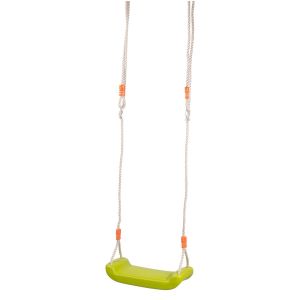 Eddy Toys Balan&ccedil;oire &iquest; Si&egrave;ge Balancoire Plastique Enfant &iquest; Avec Corde pour Arbre ou Portique &iquest; Charge jusqu&iquest;&agrave; 100kg &iquest; Balancelle de Jardin Ext&eacute;rieur &iquest; Si&egrave;ge Vert R&eacute;sistant - Neuf