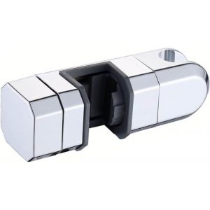 KAL-Support De Pommeau De Douche Réglable De 15 Mm À 30 Mm - Support De Barre Coulissante Pour Barre De Levage - Support De Rechange - Rotation À 360 Degrés (Argenté) - Neuf