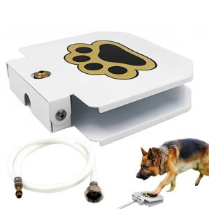 Fontaine A Eau Exterieure Pour Chien, Distributeur D'eau Avec Arroseur Integre, Jouet, Pression Reglable, Pour Jardin, Pelouse - Neuf