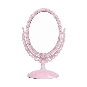 Flip Double Face De Bureau, Miroir De Courtoisie Socle Pivotant &Agrave; 360 Degr&eacute;s Pour L'Angle De Visualisation De Maquillage De Bureau Miroirs En Rotation Miroir De Courtoisie - Neuf