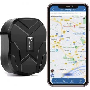 MEVRONISSHOP-Traceur GPS Voiture avec Mic sans Abonnement 4G TK905B Suivi en Temps r&eacute;el Antivol avec Batterie 10000mah Tracker Magn&eacute;tique &eacute;tanche Localisateur Suivi V&eacute;hicule Moto VTT Valise par SMS/A - Neuf