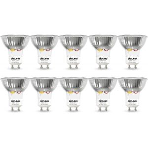 Ampoule Led Gu10,Blanc Neutre 4000k,5w,Équivalent 50w Lampe Halogène,500lm,Ampoule Led Spot Culot Gu10,Non-Dimmable,230v,120° Larges Faisceaux,Lot De 10 - Neuf