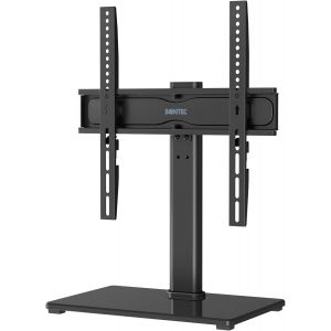 Ulteronixshop-Support TV sur Pied TV Universel Pivotant pour T&eacute;l&eacute;visions de 24 &agrave; 60 Pouces LCD/LED/Plasma Hauteur R&eacute;glable avec Base en Verre Tremp&eacute; de 8 mm - Charge Maximal 45kg Max VESA 400x400 mm - Neuf