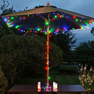 Guirlande Lumineuse Solaire De 32 M Avec 300 Led Et 8 Modes D'&eacute;clairage Pour La D&eacute;coration De F&ecirc;tes En Ext&eacute;rieur Dans Le Jardin. - Neuf