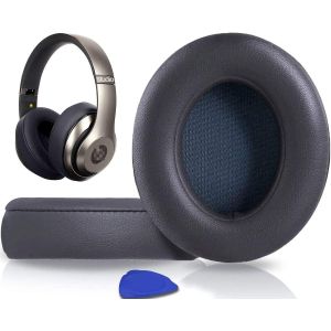 Ear Pads, Replacement Earpads for Beats Studio 3 and Studio 2 Over-Ear Headphones, Protein Leather Covered Earmuffs, Memory Foam Noise Supression - Neuf