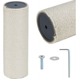 Kalanka-Arbre &Agrave; Chat De Rechange Pour Griffoir De 11,7 Cm De Diam&egrave;tre, 40 Cm De Long, Recouvert De Sisal Naturel - Neuf