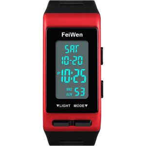 Sport Montres Bracelet De Homme Et Femme Multifonctionnel Outdoor Militaires Led Digital Montre Temps Double Alarme Chronom&egrave;tre Compte &Agrave; Rebours Plastique Et Caoutchouc.[J541] - Neuf