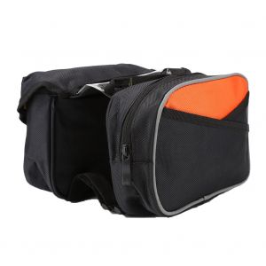 Sacoche Reflechissante Pour Cadre Avant De Velo, Etui Pour Telephone Portable A Ecran Tactile (Orange) - Neuf