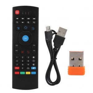 Souris volante sans fil 2,4 GHz, telecommande, reglage infrarouge reglable, mini clavier multifonction pour Windows, android et Linux - Neuf