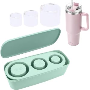 Eryi-Moule À Glaçons En Silicone Avec Couvercle - Moule À Glaçons Avec Couvercle - Moule À Glaçons Pour Stanley Ice Cube Tray - Grand Moule À Glaçons En Silicone - Moule À Glaçons - Moule À Glaçons - - Neuf