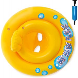 Anneau De Natation Gonflable Double Airbag, Bou&eacute;e Enfant, Bouee Piscine Enfant, 6 &Agrave; 36 Mois - Neuf