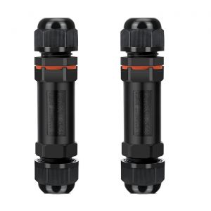 2 Pcs Connecteurs de Câble étanches,Raccord Électrique Étanches IP68, Électrique Boîte de Derivation Étanche Éxterieur 3 Fils,Etanche Boîte de Jonction pour Câble Ø 1 à 13mm - Neuf