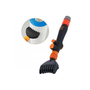 Brosse de nettoyage pour cartouche de filtre de piscine avec jets haute pression et poign&eacute;e ergonomique - Neuf