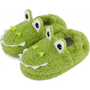 Kalanka-Lacoifa Chausson De Chouette Pour Enfant Garçon Ou Fille Pantoufles Animaux En Tricot D'hiver Antidérapants - Neuf