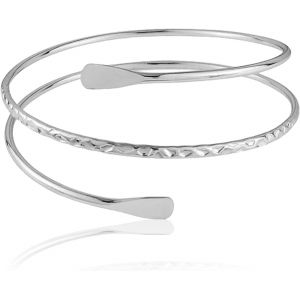 Kalsw-Bracelet R&eacute;glable En Argent,Bracelet Minimaliste,Bijou Boh&egrave;me,Bracelet Ouvert,Bracelet Punk Pour Femme - Neuf