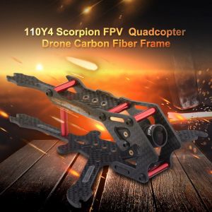Kit De Cadre En Fibre De Carbone Pour Drone Quadricoptere De Course Fpv De 110 Mm, Accessoire Rc - Neuf