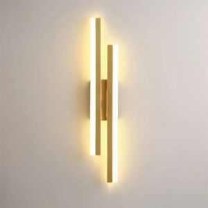 Subzonal-Applique Murale Interieur Led, Or Lampe Murale Led Moderne, 16w Luminaire Murale Pour Chambre, Salon, H&ocirc;tel, Escalier, Blanc Chaud 3000k - Neuf